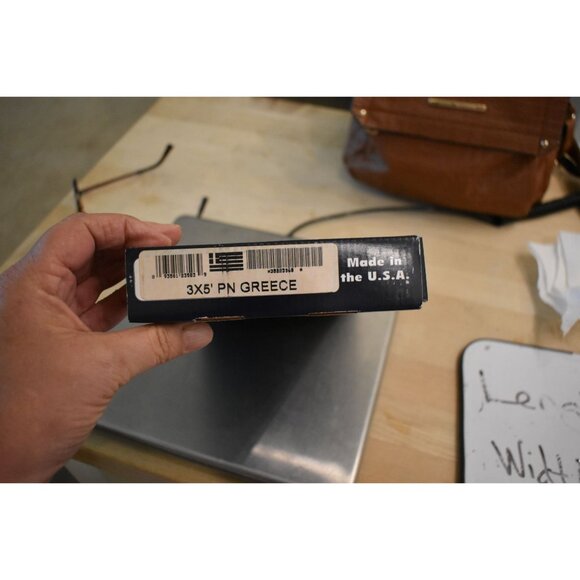 Valley Forge Greece Outdoor Flag w/Grommets Perma Nyl Size 3ft x 5ft - Picture 3 of 6